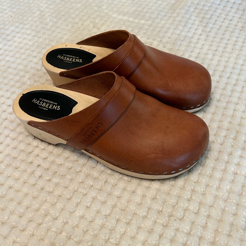Swedish Hasbeens clogs size 38